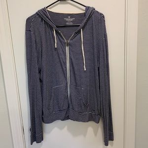American Eagle navy striped hoody